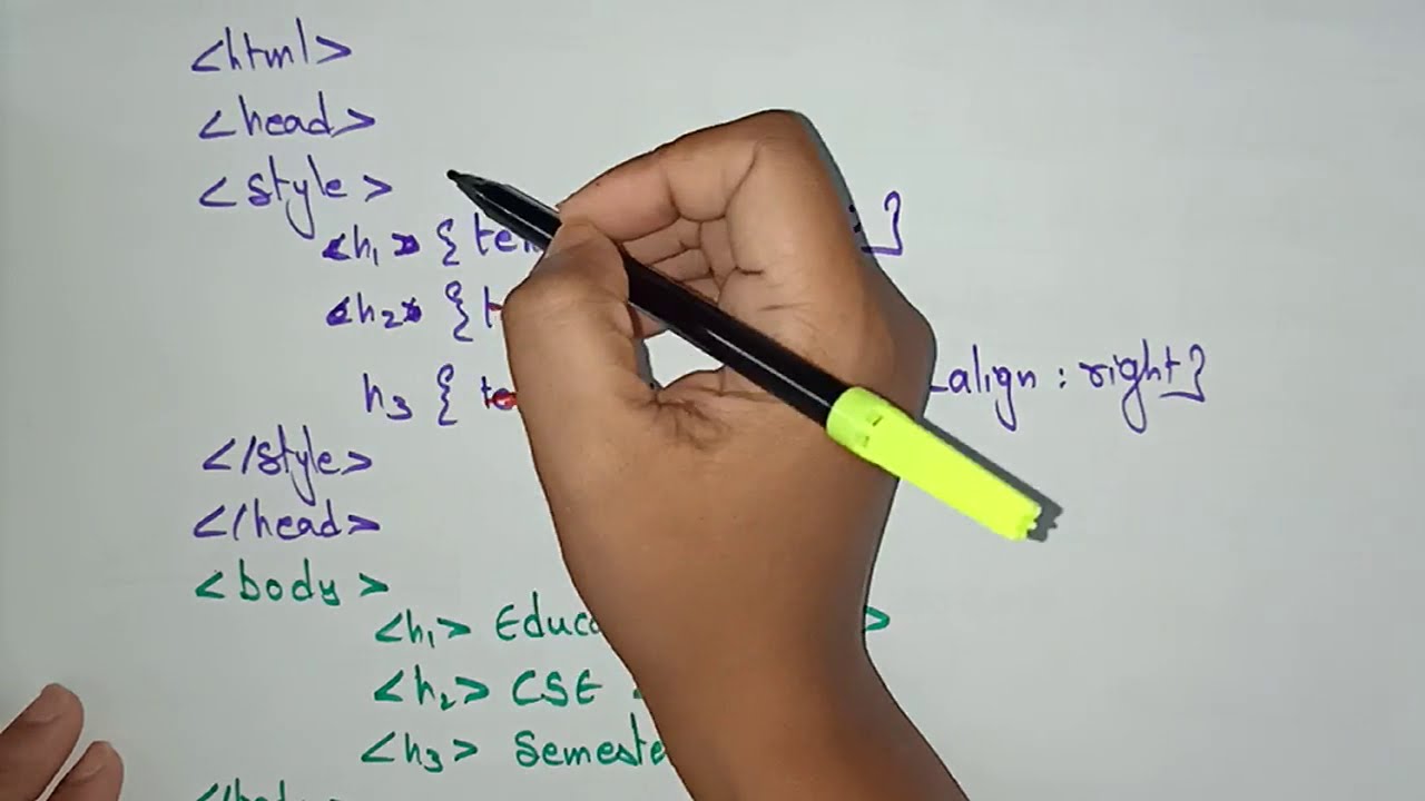 Internal Style Sheet in HTML | WT | Web Technology | Lec-14 | Bhanu Priya
