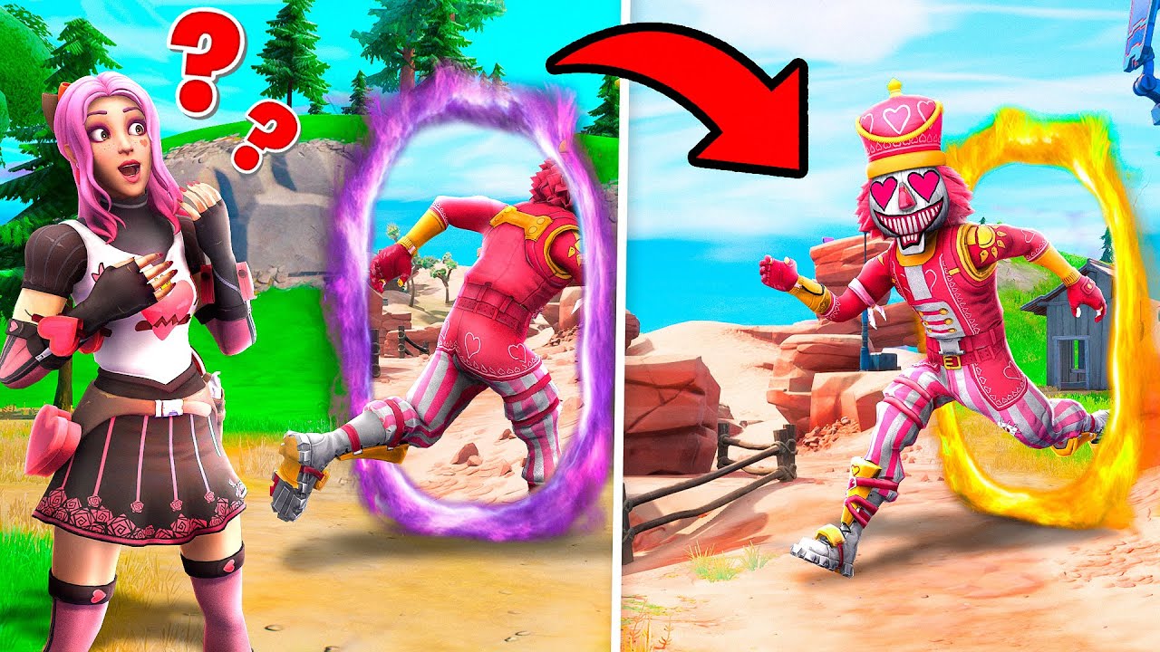 I NUOVI PORTALI DEI BIOMI DI FORTNITE! *SFIDA*