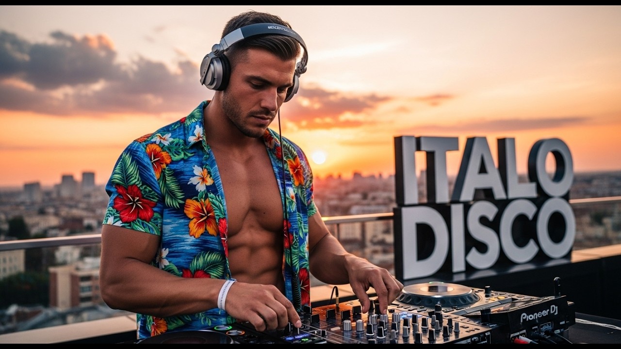 🎶 Summer Night Italo Disco 🌙 Retro DJ Mix for Chill, Dance & City Lights