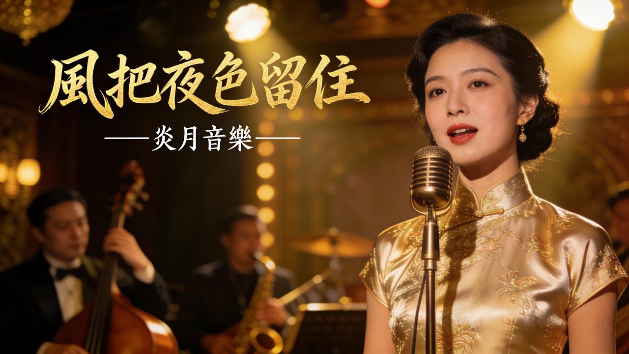 《風把夜色留住》｜1940s–1950s 上海時代曲 Chinese Jazz-Pop