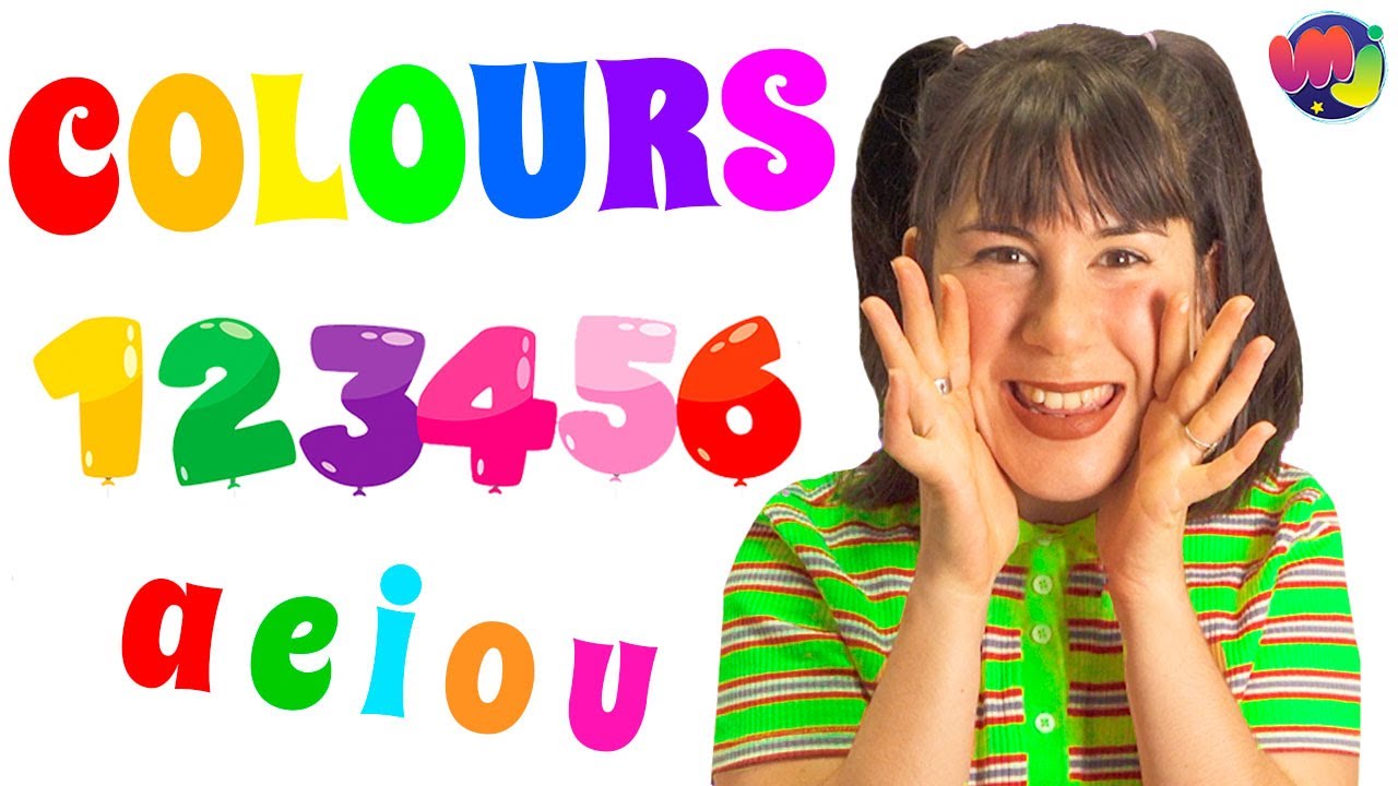 INGLÉS para NIÑOS 🌈  Colores, Números y Vocales 🥳 JUEGOS para APRENDER INGLÉS