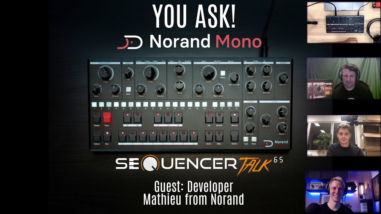 SequencerTalk 65 Norand Mono Synthesizer  (Developer Talk / english) -