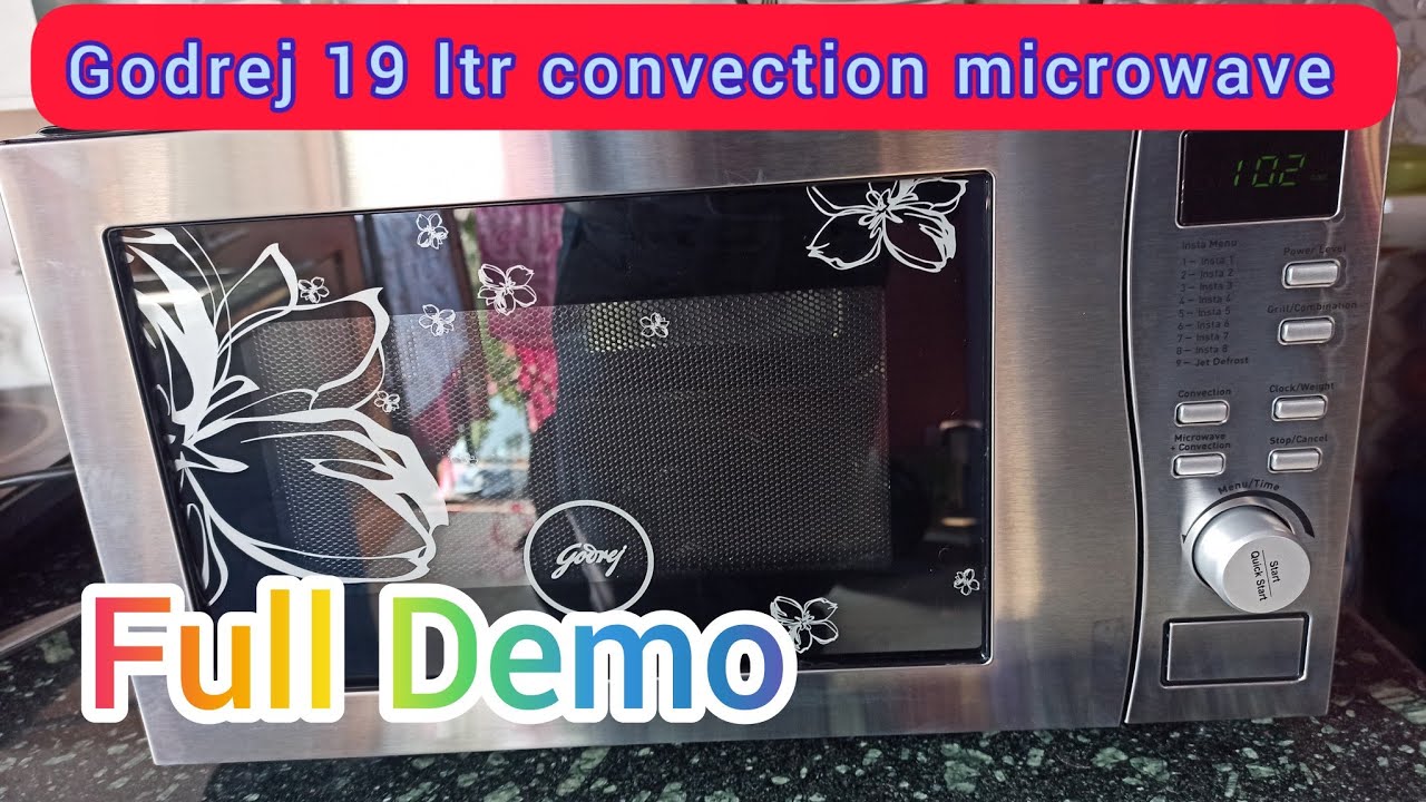 Godrej 19 liter convection full Demo। কিভাবে ব্যবহার করবেন
