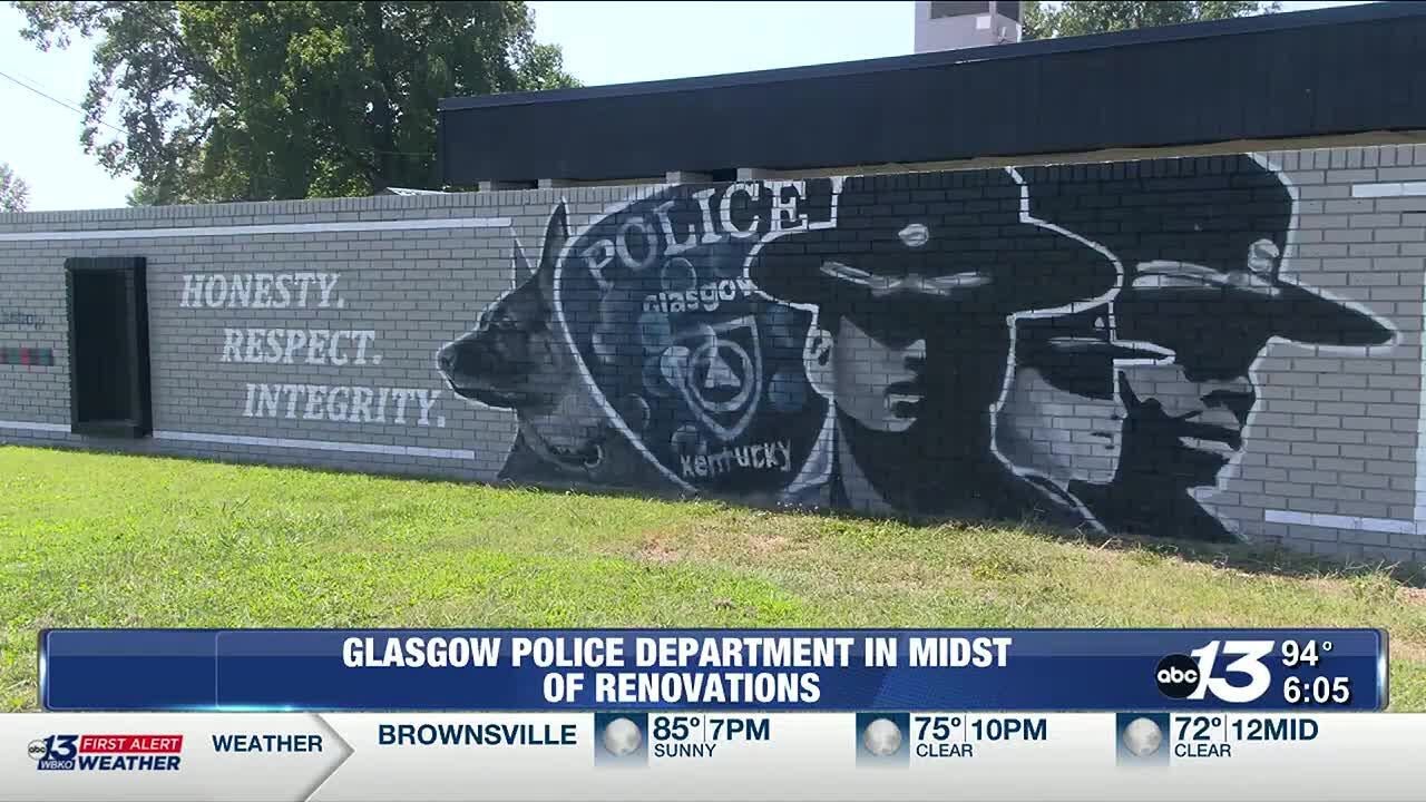 Glasgow Police Department under renovation
