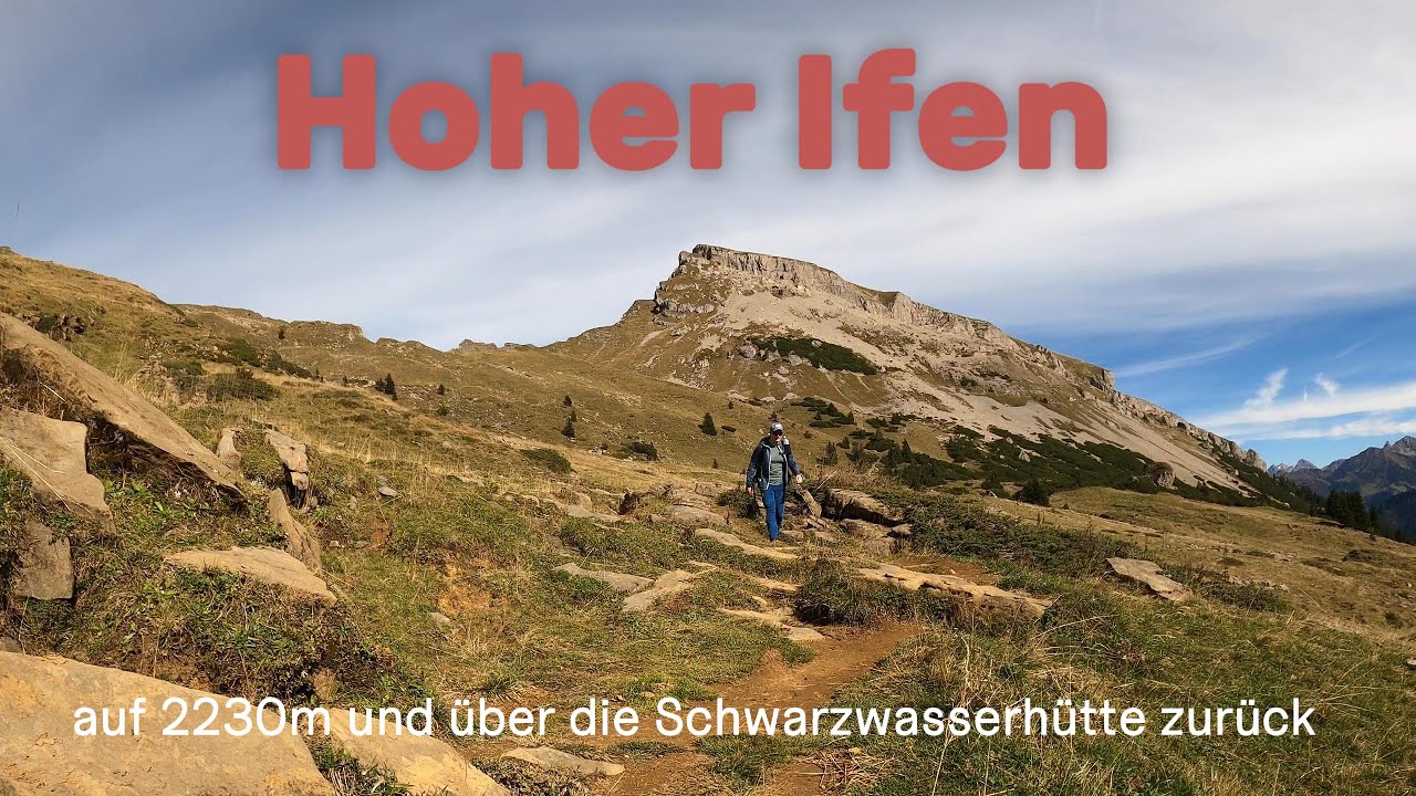 Spektakuläre Wanderung auf den Hohen Ifen 2230m - zurück über die Schwarzwasserhütte im Herbst 