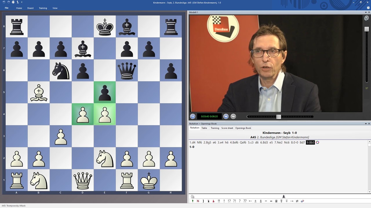 Stefan Kindermann - Triumphieren mit Trompowsky 1.d4 Sf6 2.Lg5