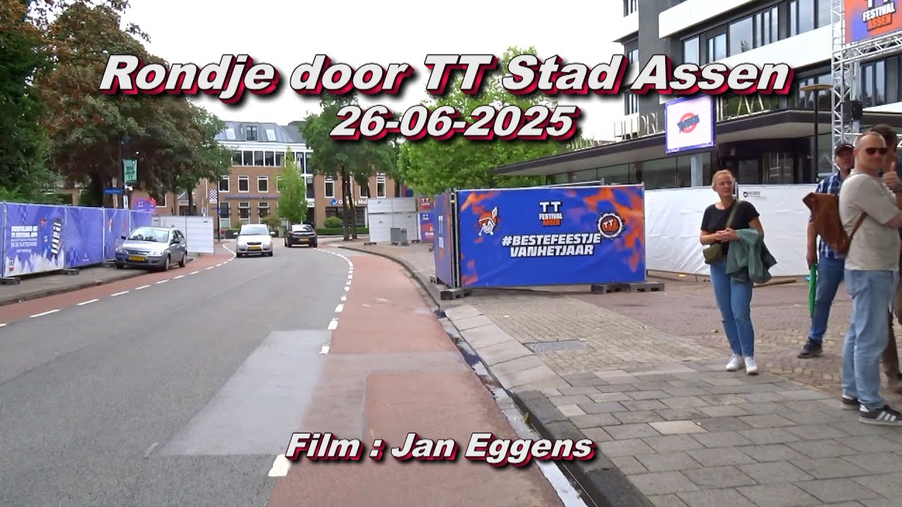 Rondje door TT Stad Assen 26 06 2025