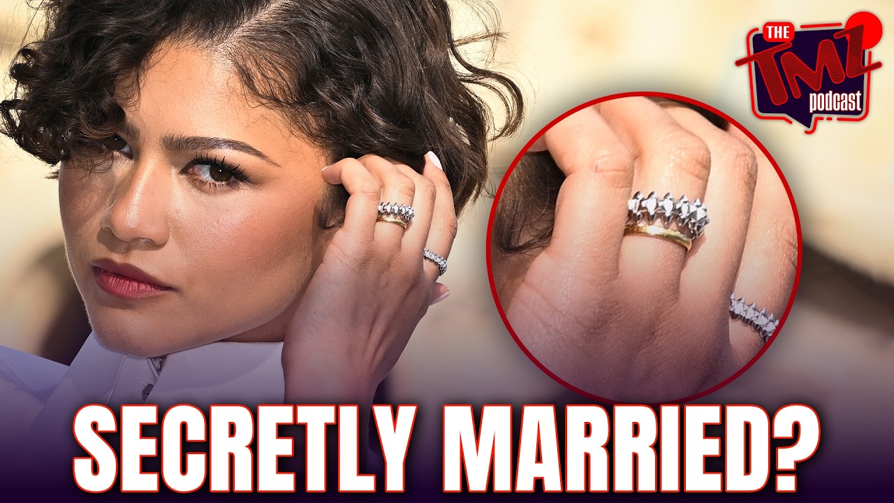 Zendaya Sparks Secret Wedding Buzz at Paris Fashion Week | The TMZ Podcast