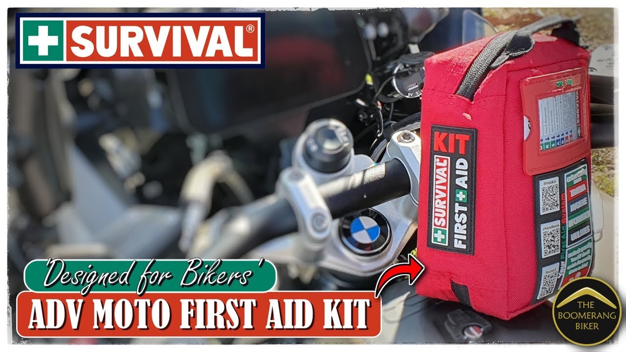 Solo Motorcycle Adventure Gear Review - Survival 'Handy' First Aid Kit & Tourniquet