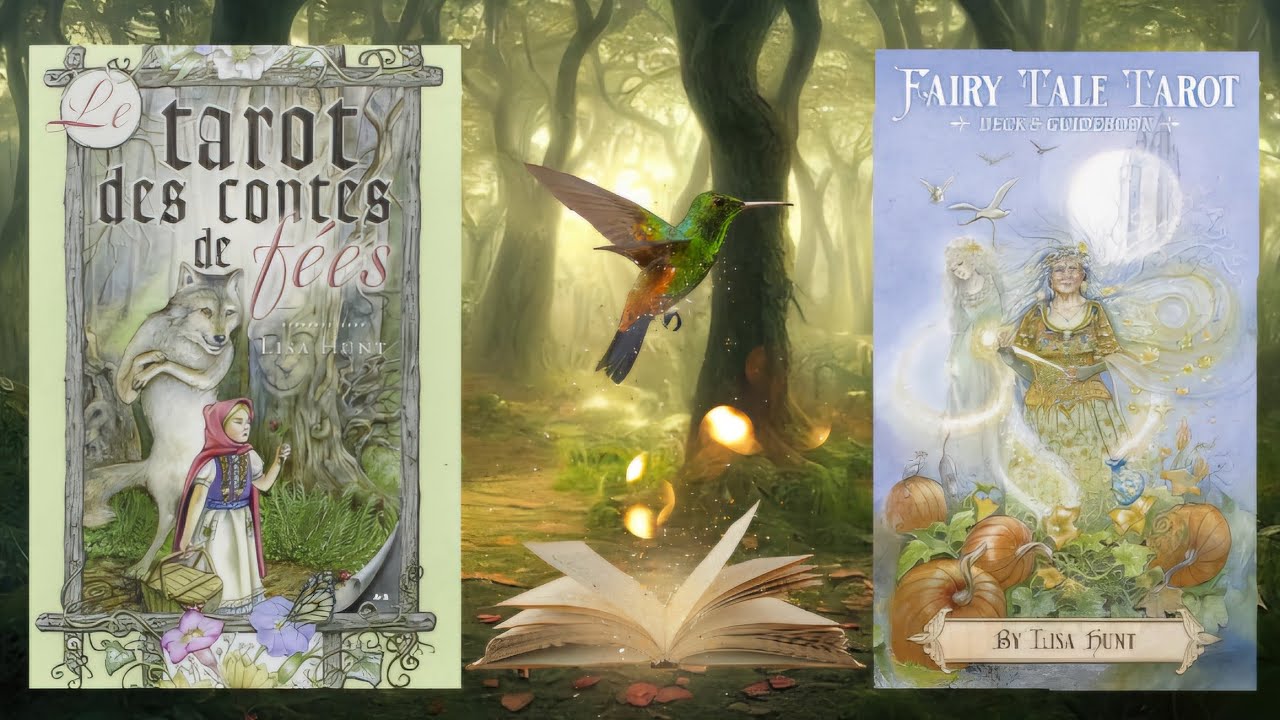⭐️ Fairy Tale tarot & Le tarot des contes de fées de Lisa Hunt comparaison & Tirage ⭐️