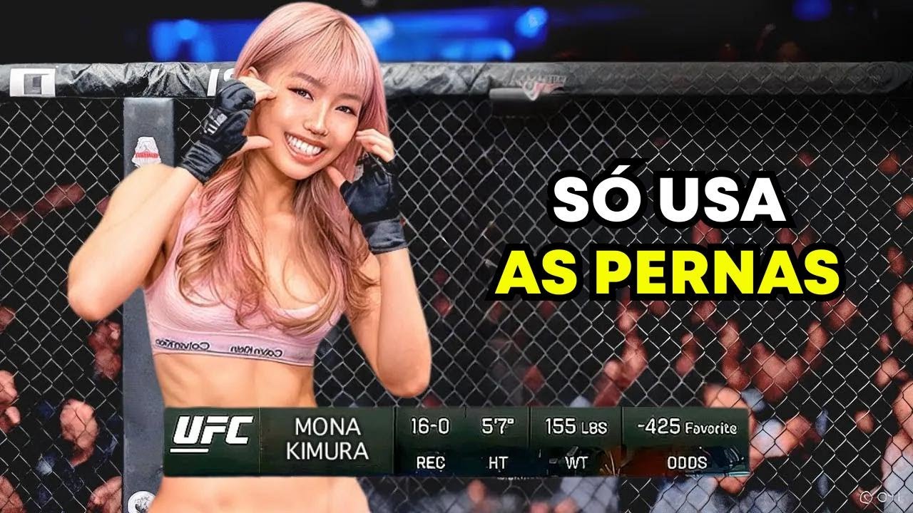 Ela luta só com as pernas e nocauteia todo mundo! Conheça Mona Kimura