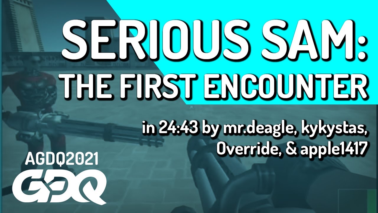 Serious Sam: The First Encounter by various runners in 24:43 - Awesome Games Done Quick 2021 Online