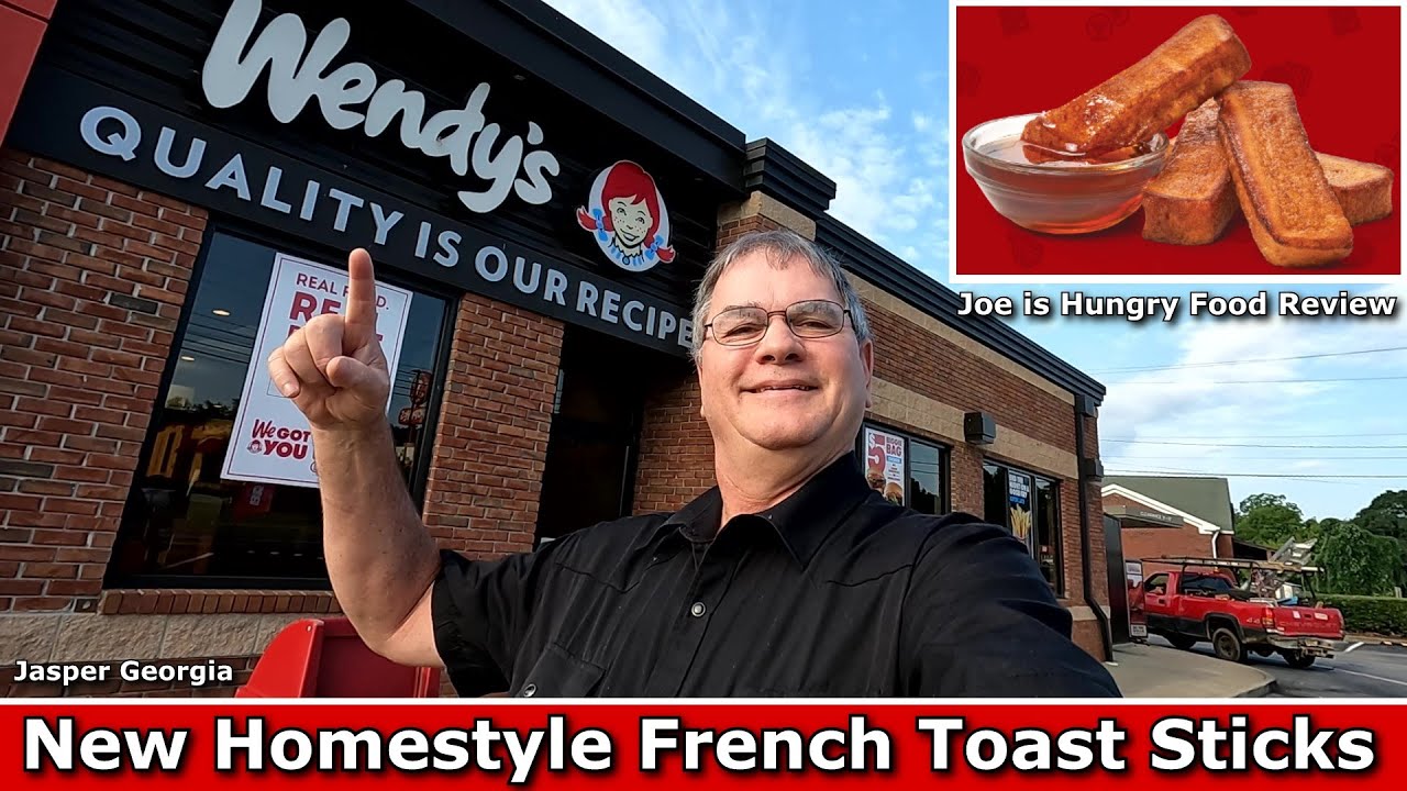 Wendy's New Homestyle French Toast Sticks Review | Joe is Hungry 🍟🥞👨‍🍳🍞
