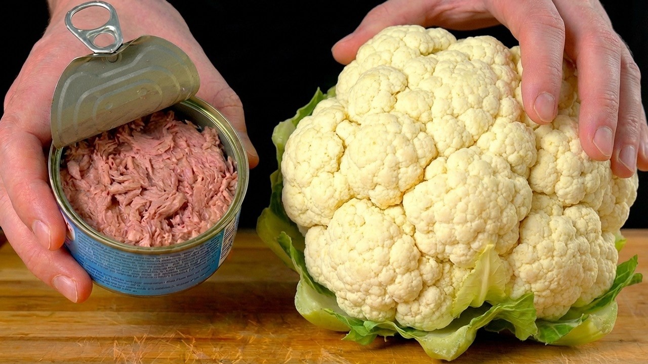 Das leckerste Blumenkohl-Thunfisch-Rezept! Dieses einfach Rezept kennt keiner!