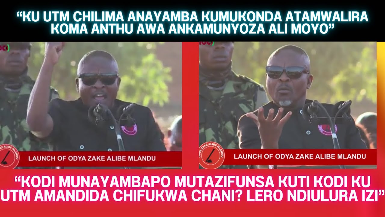 NAYE MICHAEL USI NDI MUNTHU LERO WANG’ALURA CHIPANI CHA UTM NDIPO WAULURASO IZI PA NSONKHANO