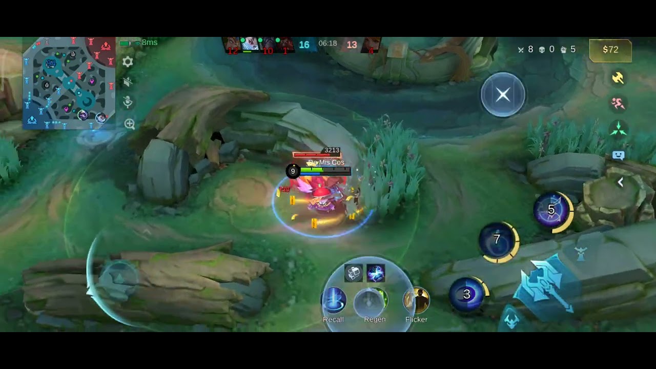 Gameplay Cyclops MVP Hard Carry Mid Lane #like #subscribe #mlbb #mobilelegendsbangbang #gaming #game