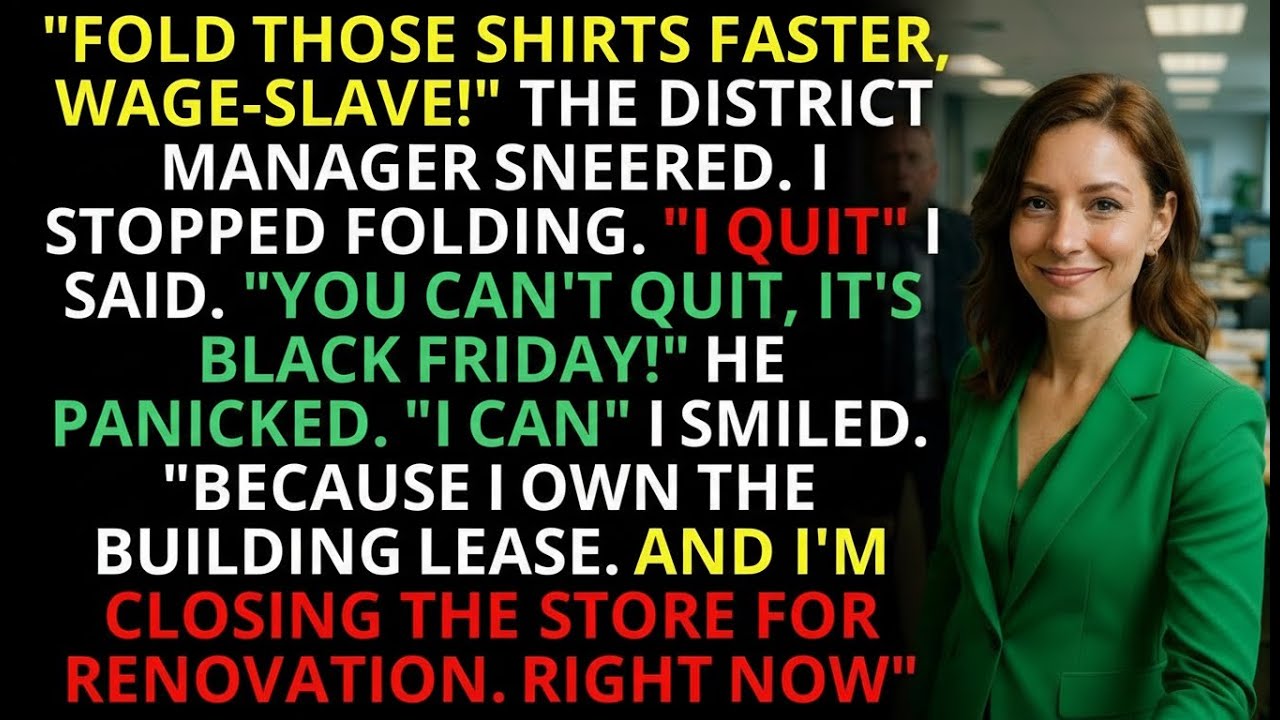 Undercover Leaseholder Outsmarts Toxic Boss on Black Friday   Corporate Revenge