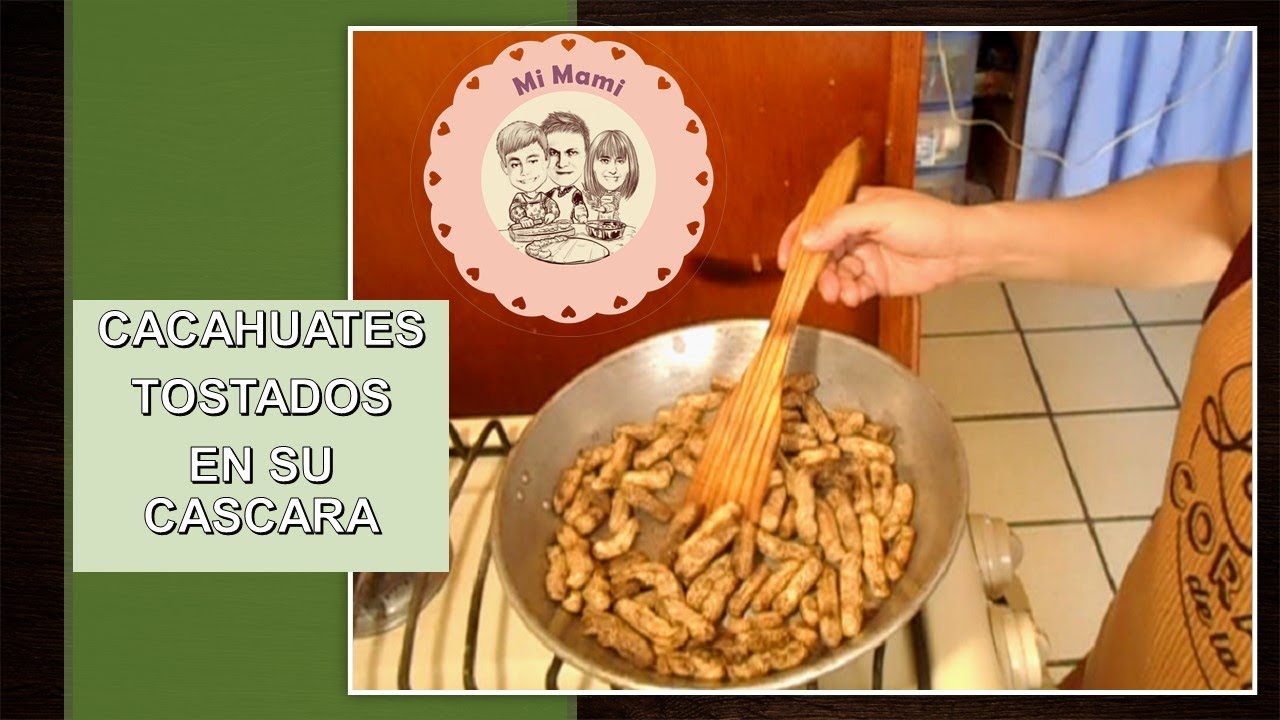 20 30 Cómo hacer🥜 CACAHUATES TOSTADOS EN SU CASCARA. Subtítulos en inglés