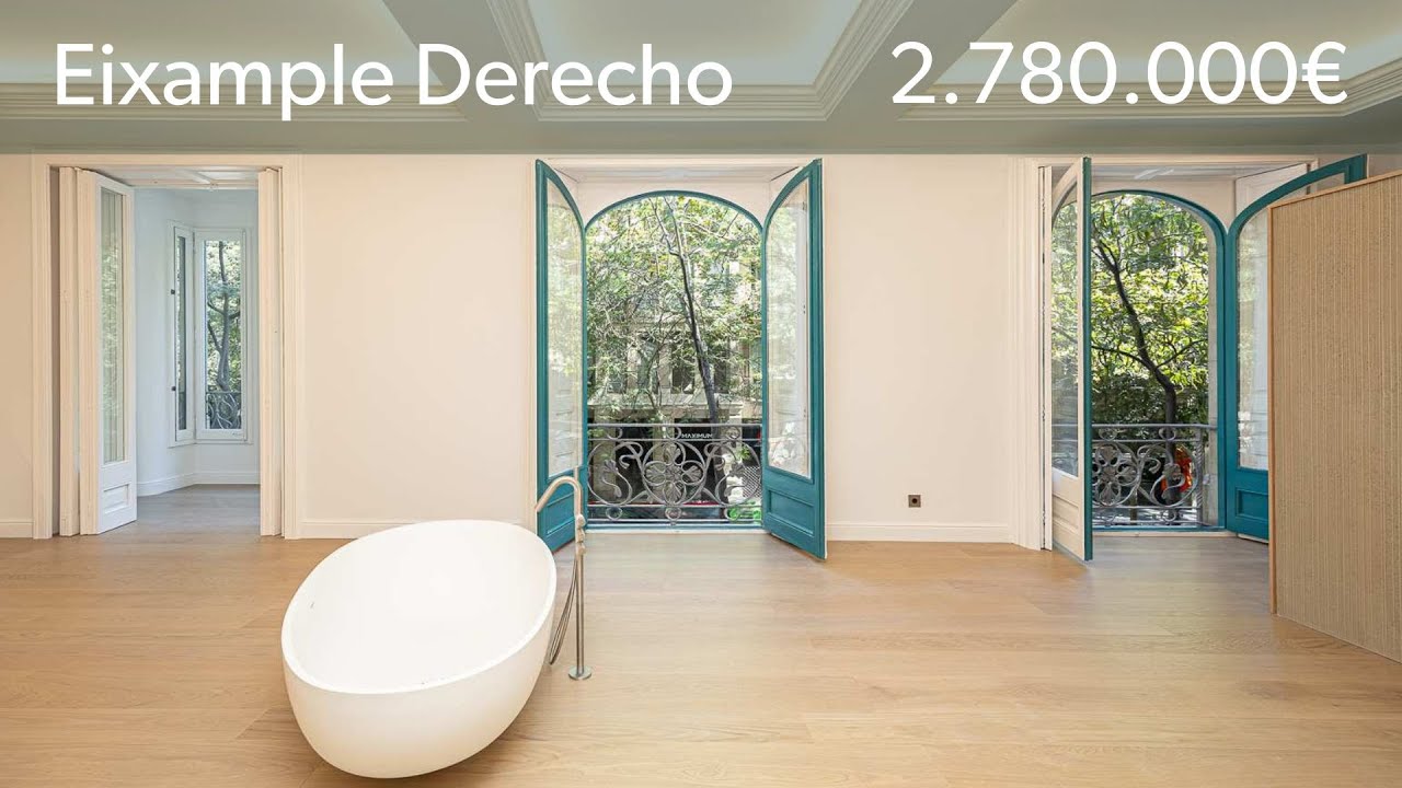Lujoso piso de 347m² con acabados de alta calidad en venta en Eixample Derecha, Barcelona
