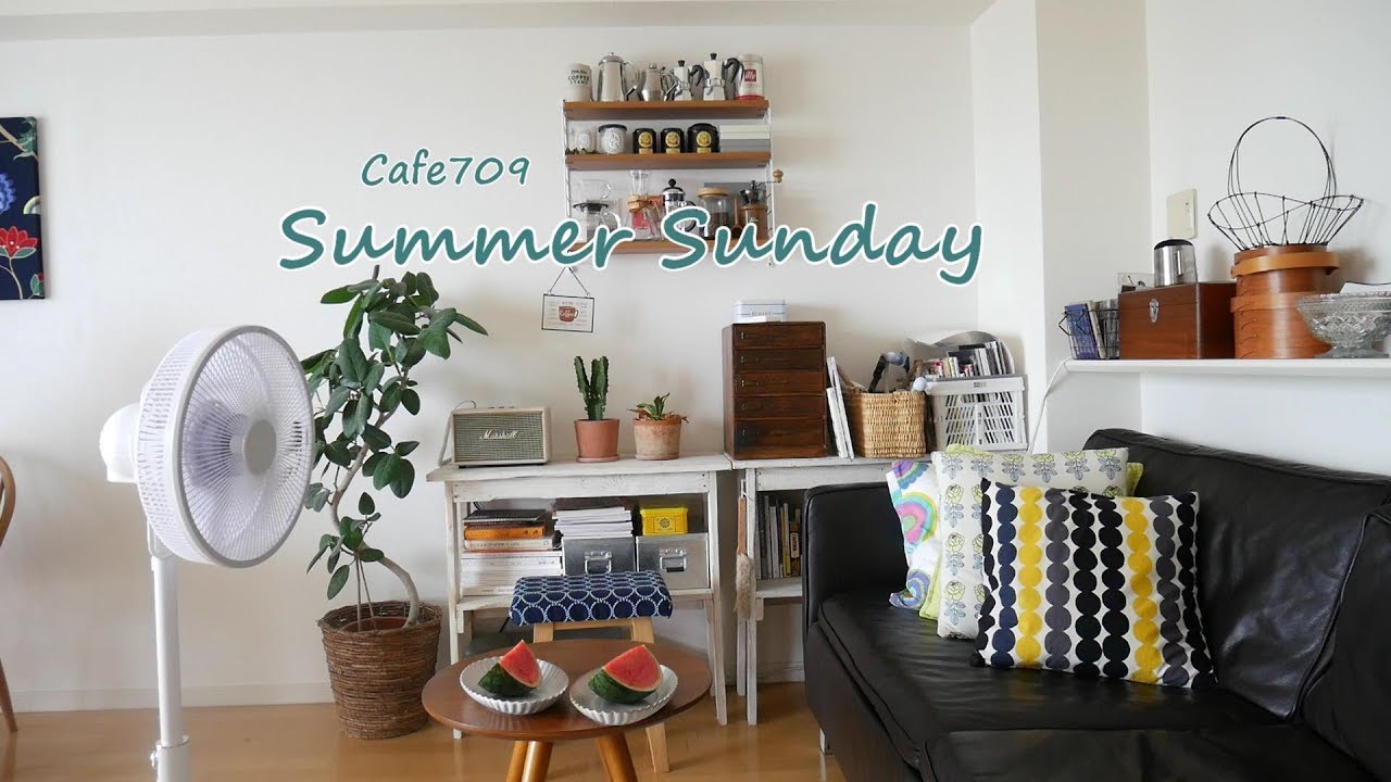 Cafe709 Vol.14일본일상, 여름날의 히야시츄우카(冷やし中華), 수박 그리고 불꽃놀이(花火)