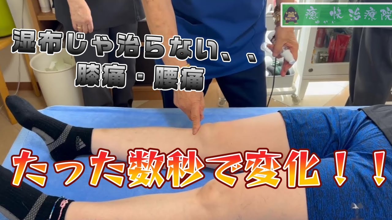湿布や薬で良くならない人、膝のお皿の動きを確かめてみてください【畑中式治療法】