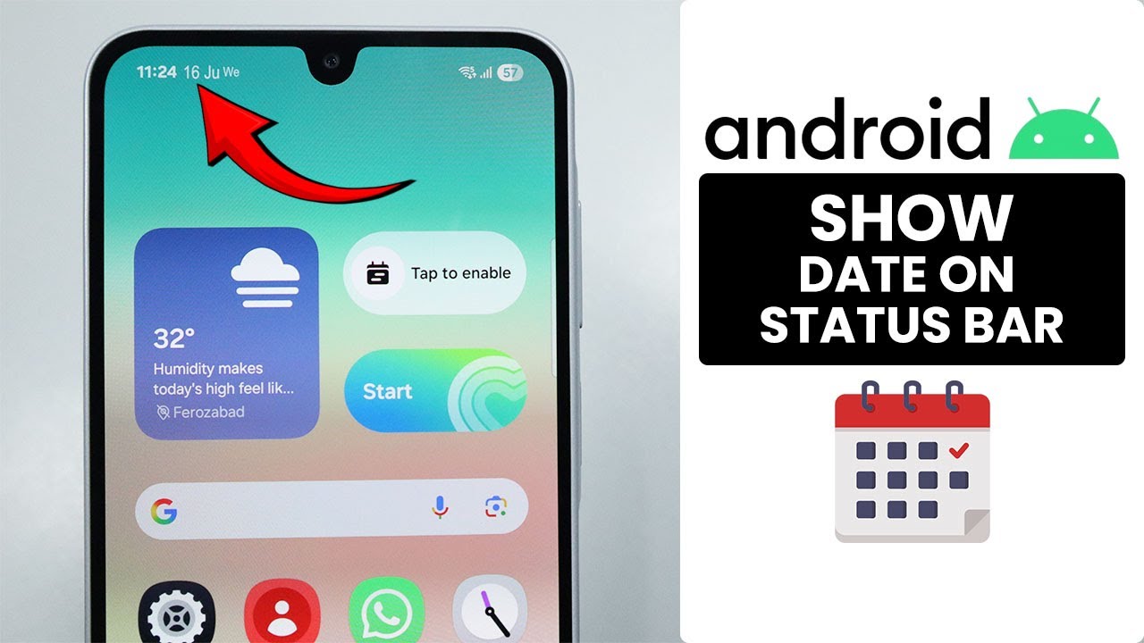 [2026] How to Show Date On Status Bar in Any Android