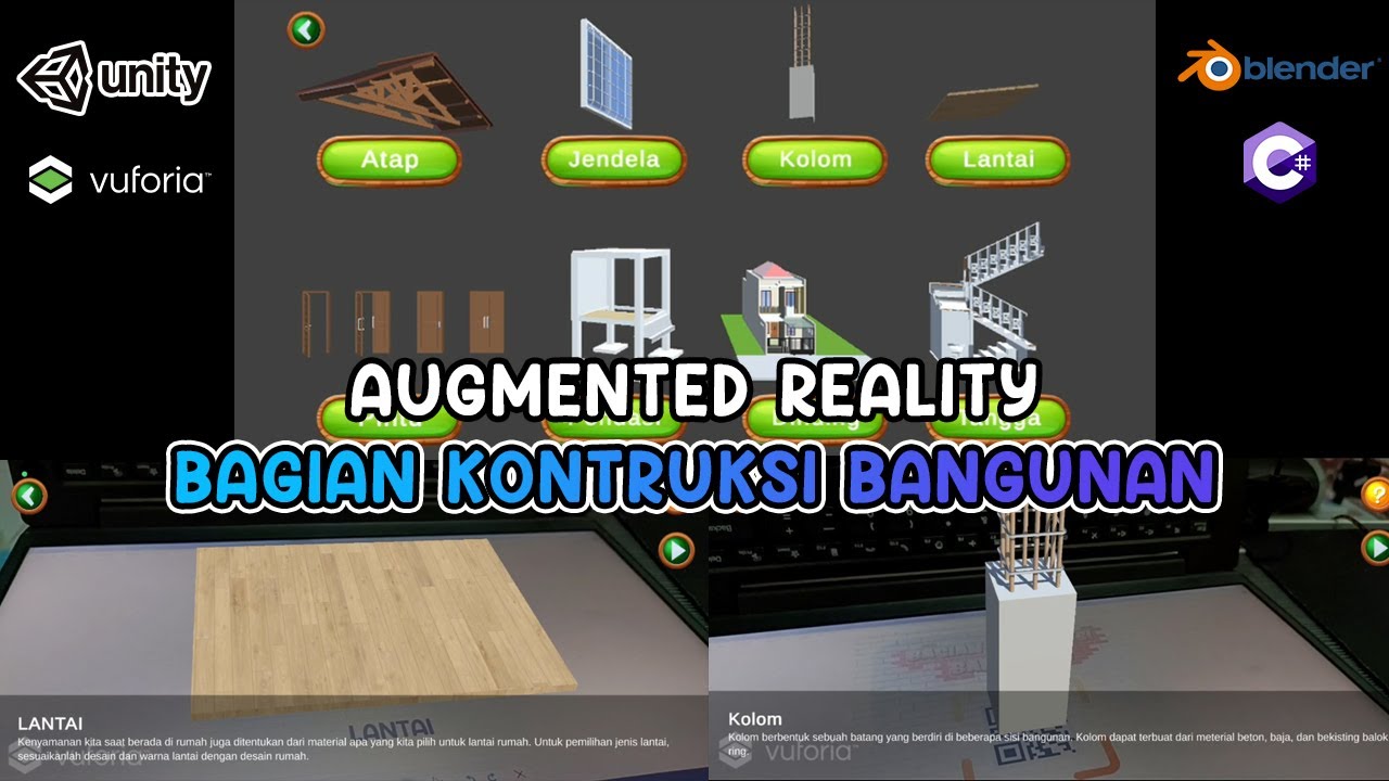 Augmented Reality - Bagian Kontruksi Bangunan ( Aplikasi Media Pembelajaran)