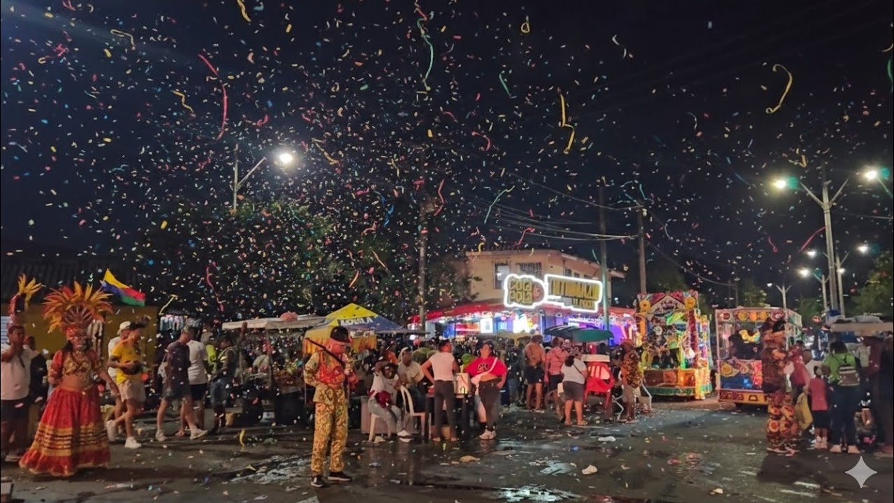 Así se ve la Vía 40 y sus alrededores después del desfile la Gran Parada de Carnaval de Barranquilla