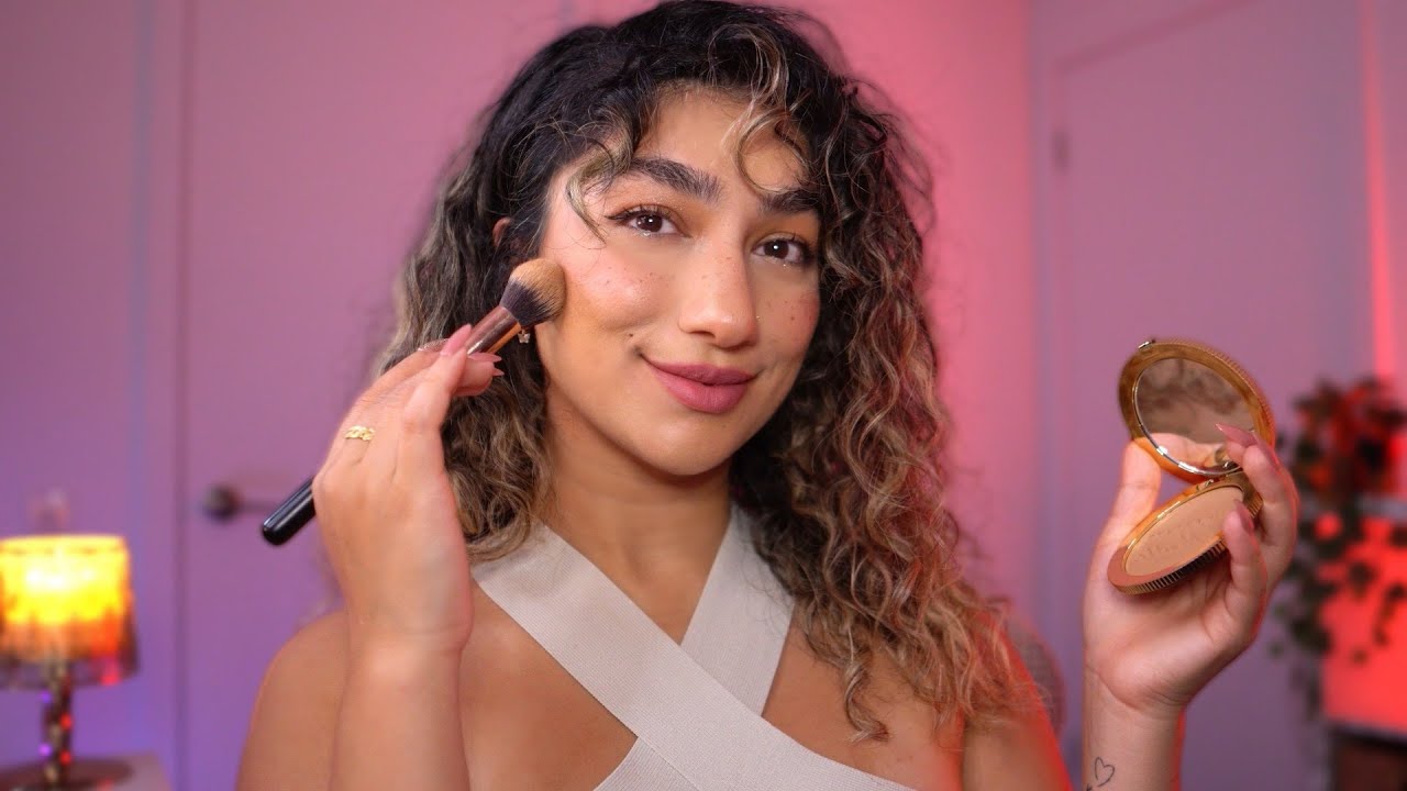 ASMR | GRWM with Rambling Whispers💄