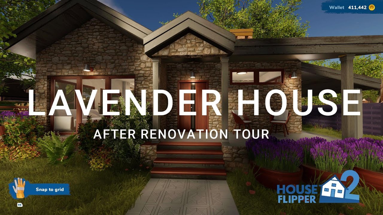 Whole Home After-Renovation Tour | Lavender House | House Flipper 2