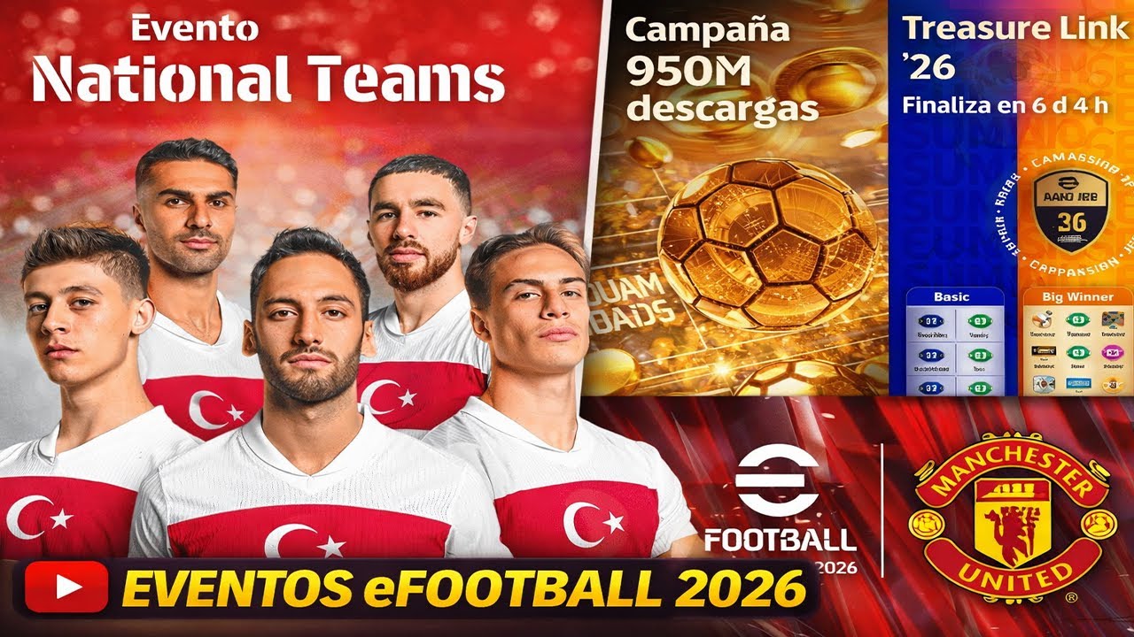🔴 EN VIVO eFootball 2026 | National Teams + TODOS los eventos activos