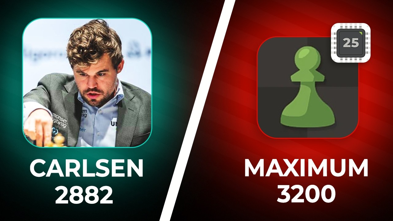 Carlsen contra el bot No. 1 de Chess.com (Motor de 3200 de Elo Maximum)