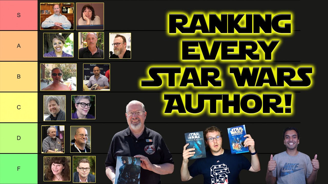 Every Star Wars AUTHOR from Legends and Canon | Star Wars Authors Tier List
