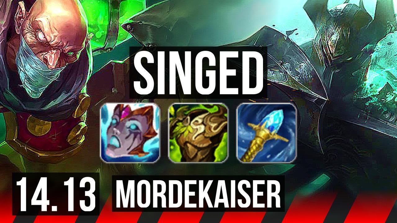 SINGED vs MORDEKAISER (TOP) | 7/3/14, 800+ games | VN Master | 14.13