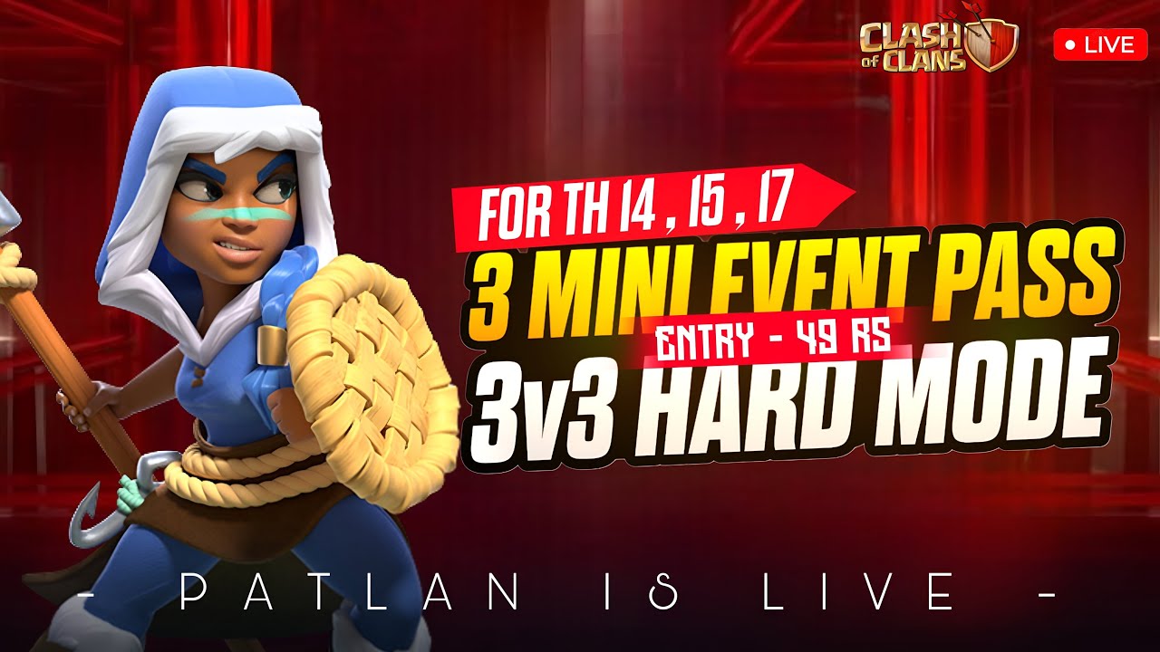 3 Mini Event Pass just in 49 Rupees |#basevisit #coc #supercell #coclive