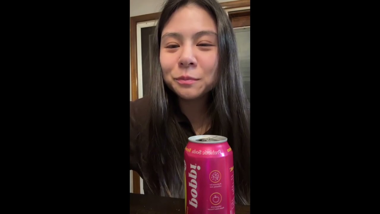 hot cute asian girl burping soda burps loud long huge eructos