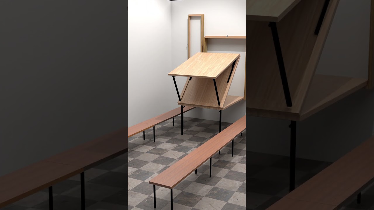 Folding Dining Table : Space Saving Idea