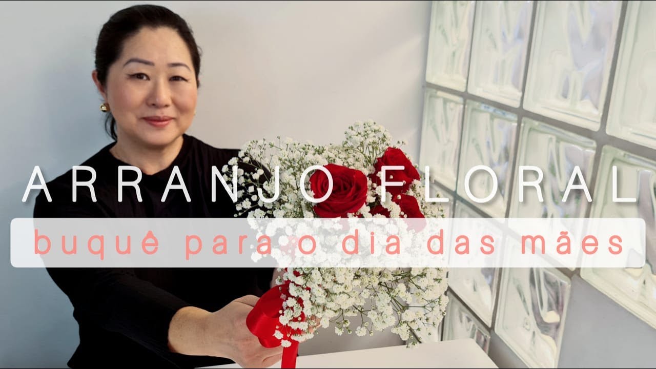 ARRANJO FLORAL - BUQU&Ecirc;  PARA O DIA DAS M&Atilde;ES