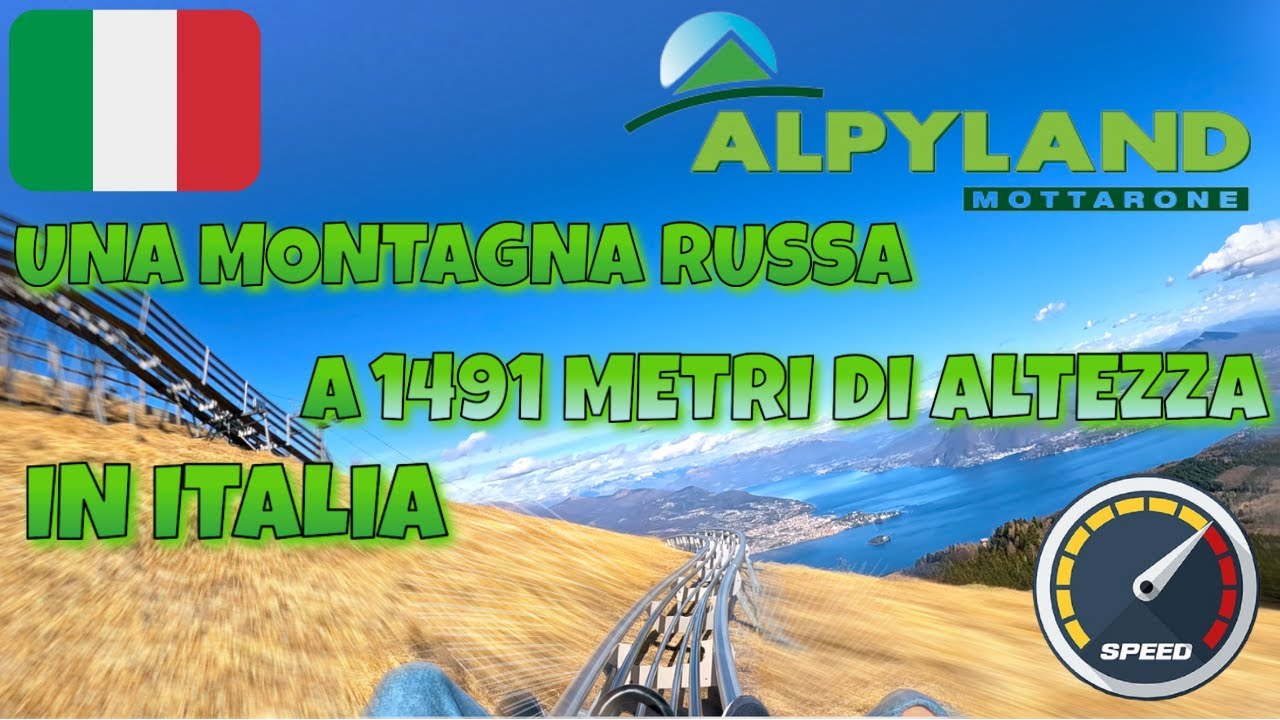 ALPYLAND MOTTARONE | IL FUN BOB ALPINE COASTER  DEL LAGO MAGGIORE ITALY. DA URLO😱