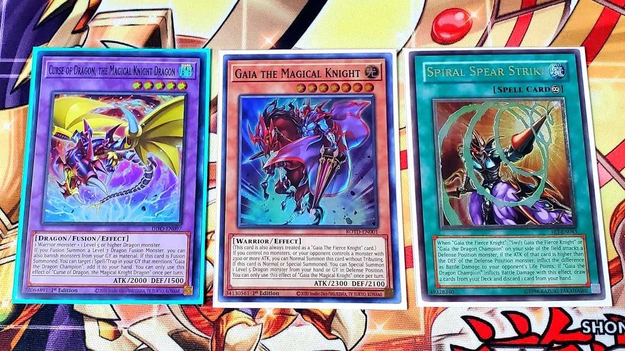 Gaia Deck Profile Yugioh 2022 New Support Post Dimension Force