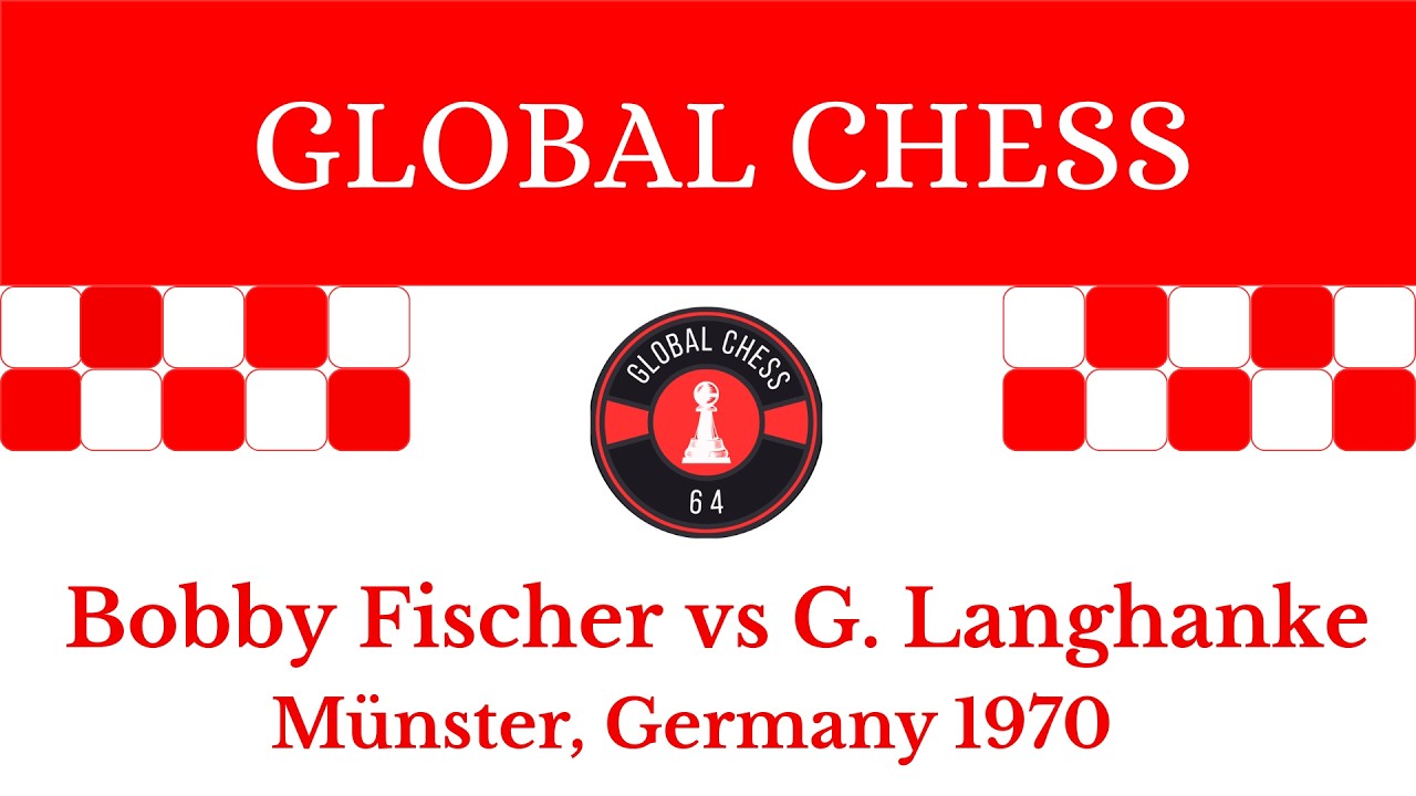 Bobby Fischer vs G. Langhanke. Münster, Germany 1970