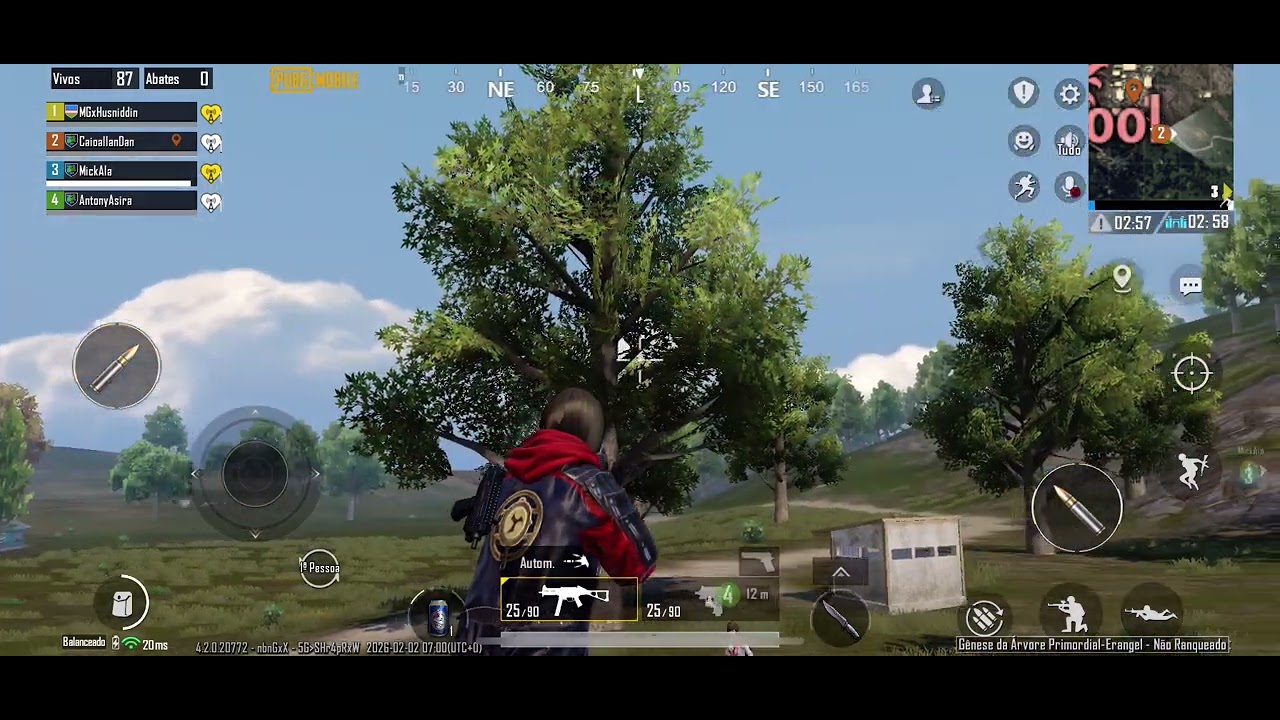 Jogando PUBG Mobile parte 2