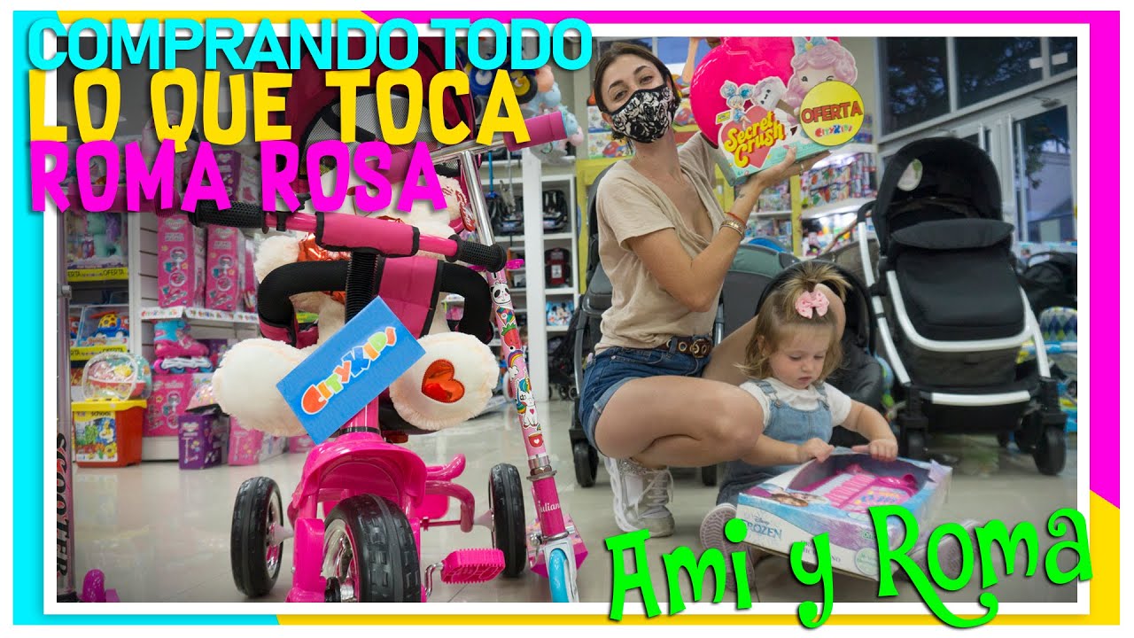 24HS COMPRANDO TODO ROSA CON MI HIJA ROMA