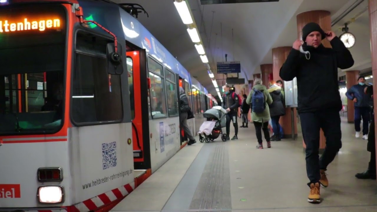 Mitfahrt im M8C 553 zum Jahnplatz und Ausfahrt M8C 553+549