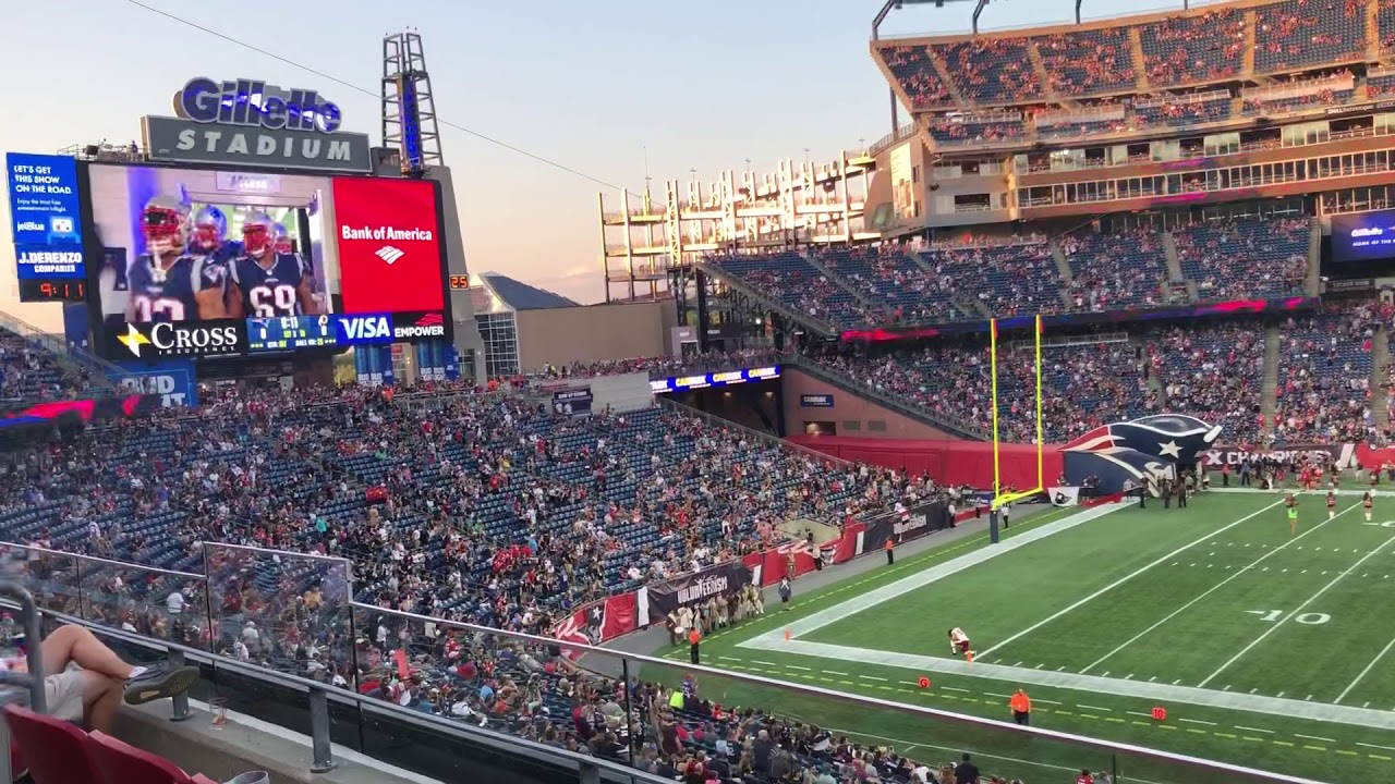 Patriots Entrance 8/9/18 @Gilette Stadium