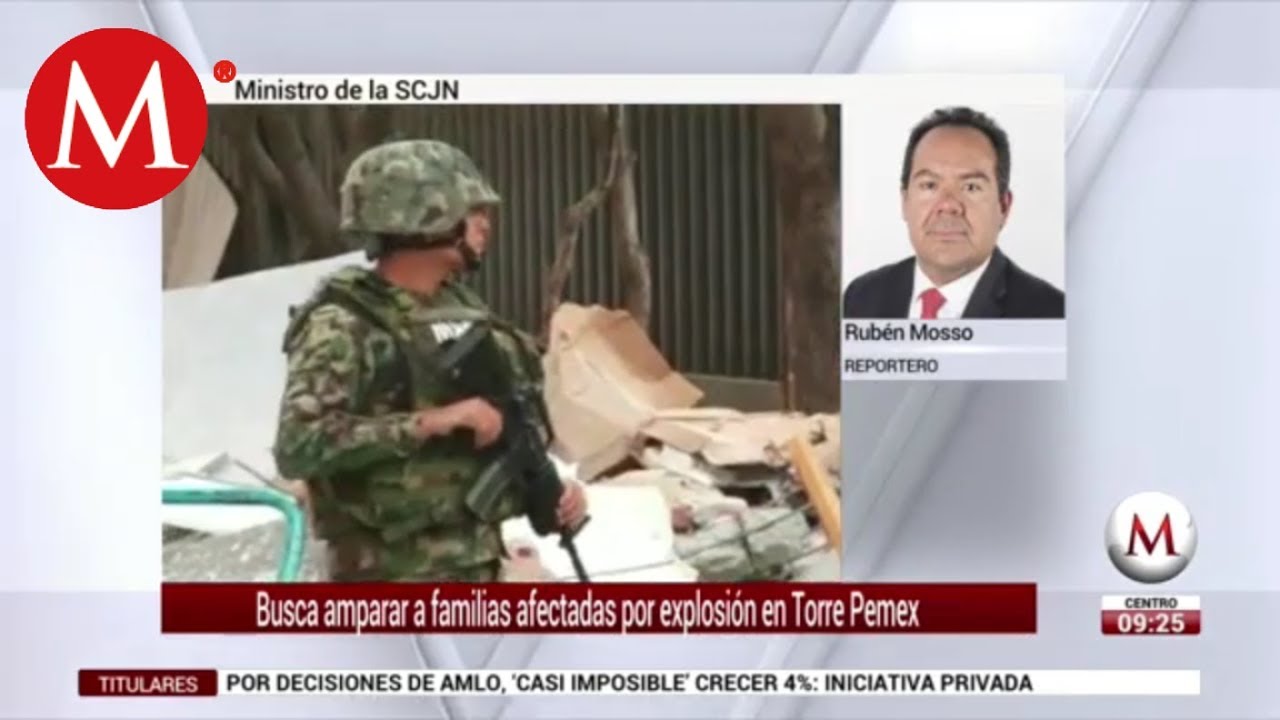 Buscan amparo familias de v&iacute;ctimas de explosi&oacute;n en Torre de Pemex