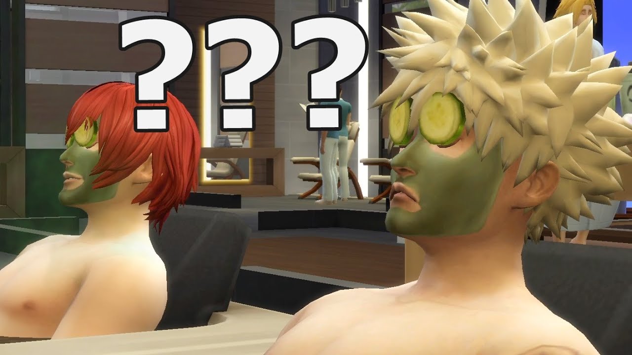 BAKUBROS SPA DAY | BNHA The Sims #45