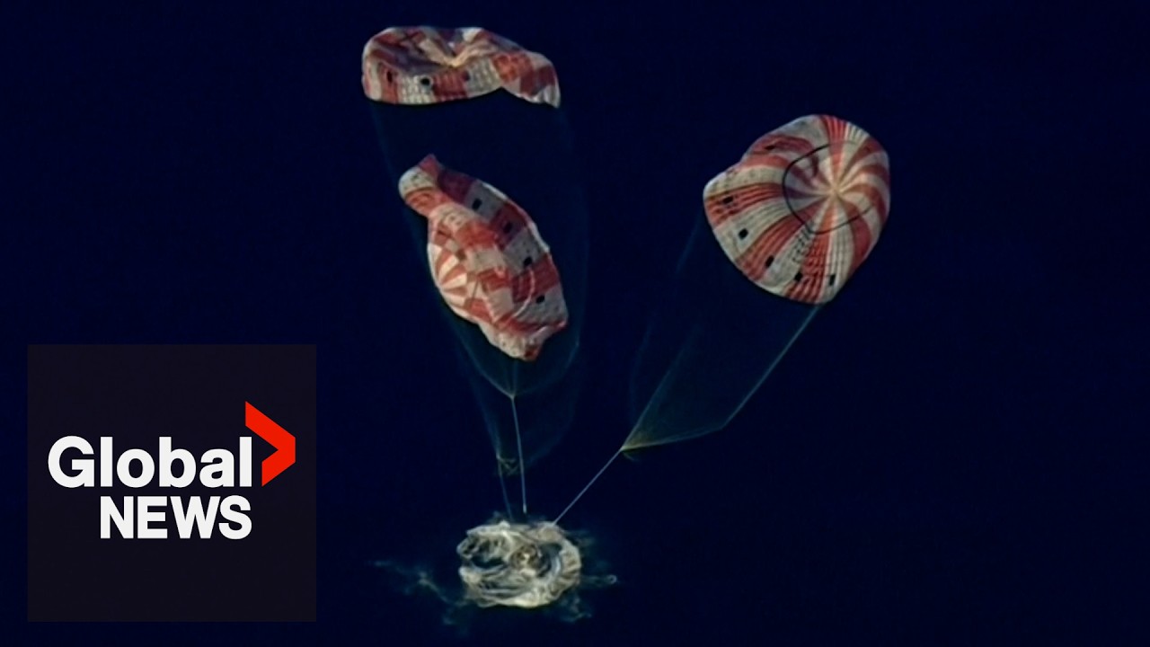 Artemis II returns: NASA spacecraft makes splashdown in Pacific Ocean following lunar voyage | FULL