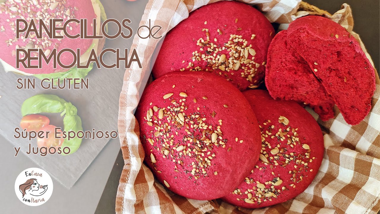 PAN DE REMOLACHA SIN GLUTEN - RECETA FÁCIL Y RÁPIDA