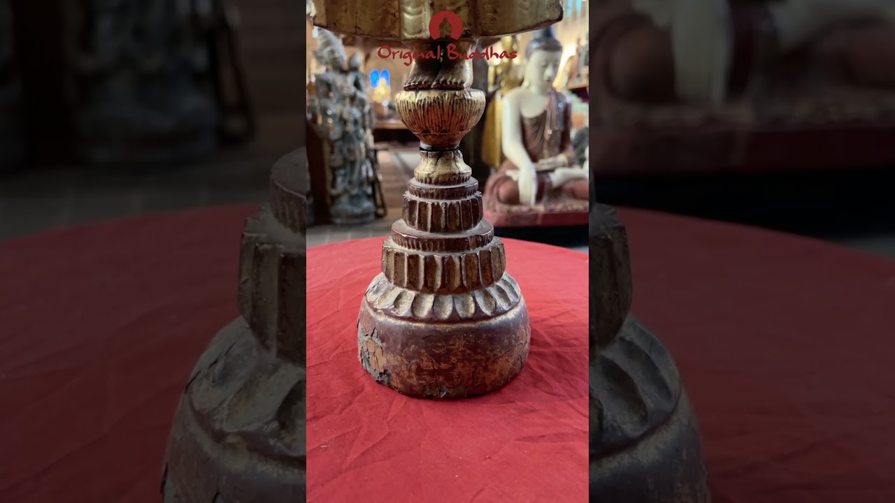 Special antique wooden Burmese Buddha statue | Original Buddhas 